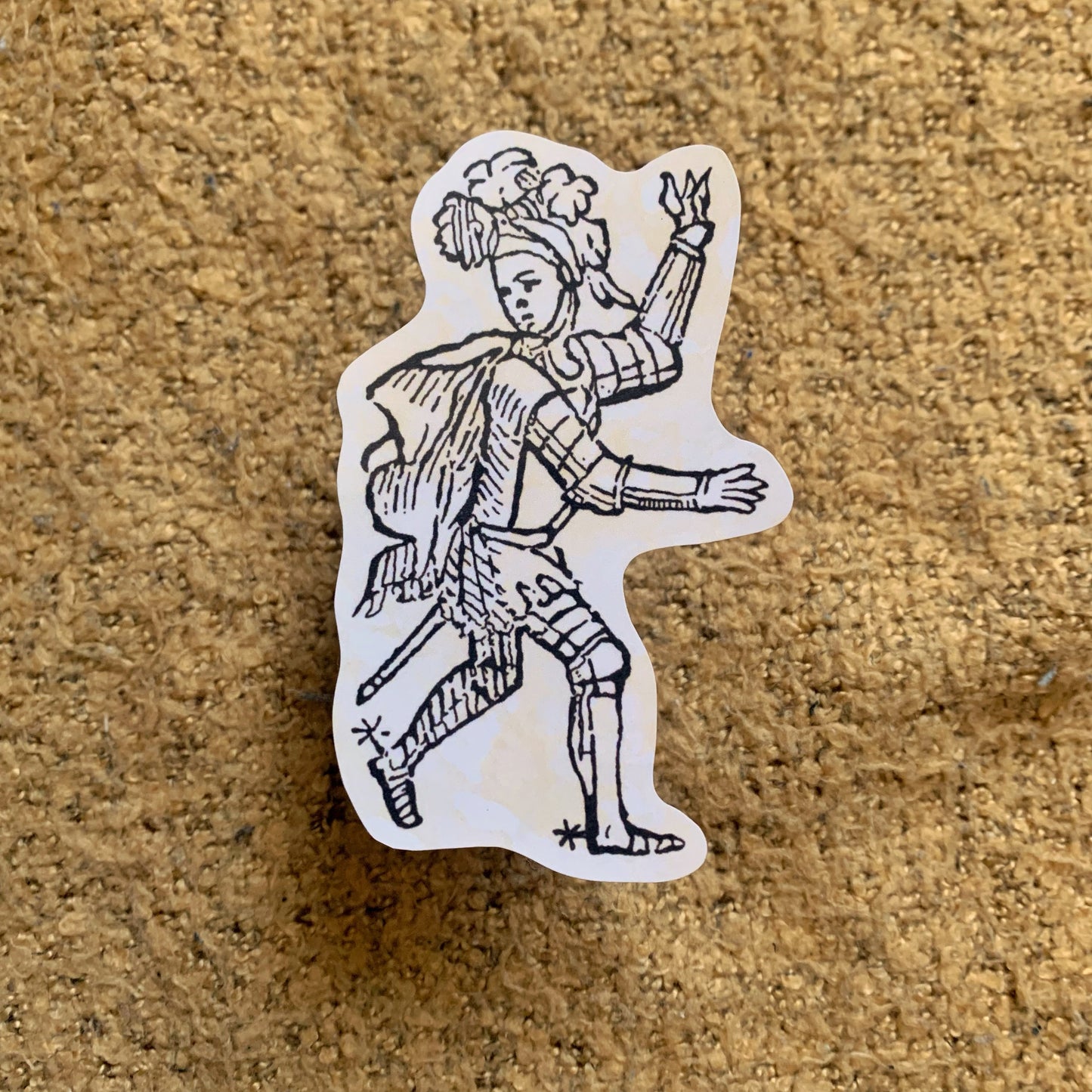 Fleeing Knight Sticker [Final Stock]