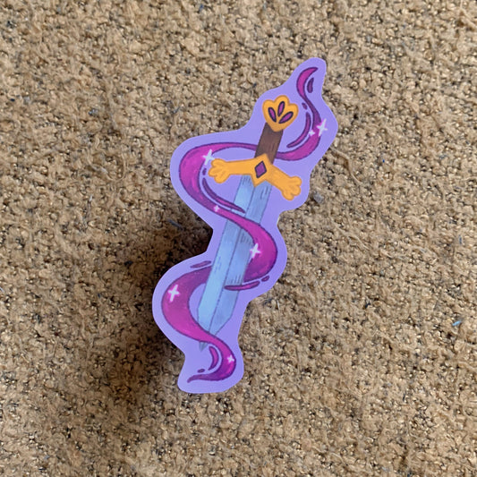 Purple Sword Sticker [Final Stock]